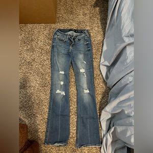 hollister low rise boot jeans